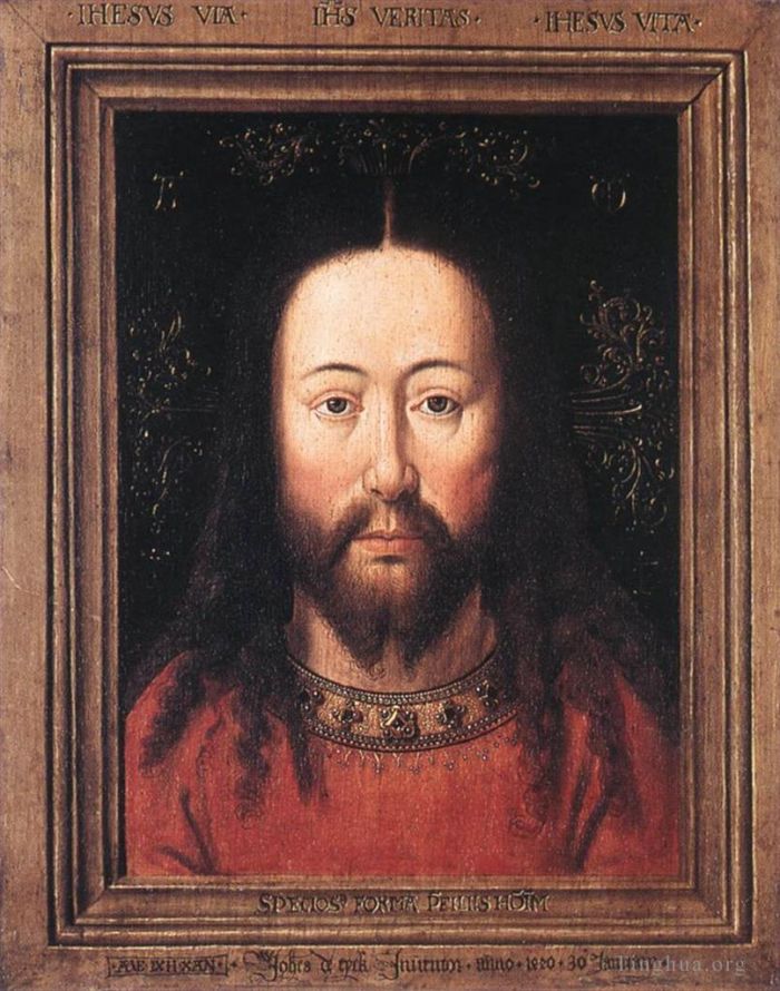Jan van Eyck Ölgemälde - Porträt Christi