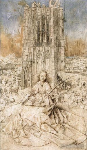 Jan van Eyck Werk - Heilige Barbara