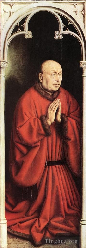 Jan van Eyck Ölgemälde - Das Genter Altarbild Der Spender