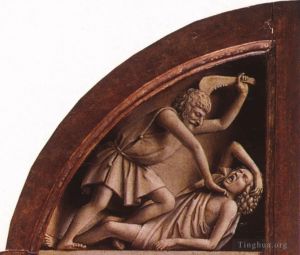 Jan van Eyck Werk - Das Genter Altarbild Die Ermordung Abels
