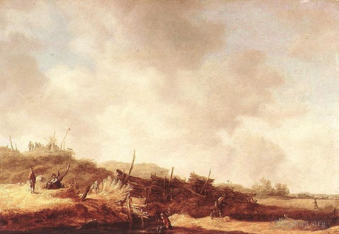 Jan Josephszoon van Goyen Ölgemälde - Landschaft mit Dünen