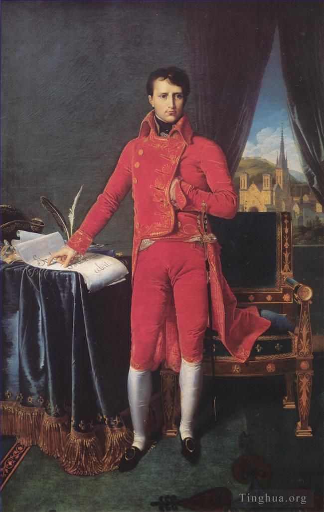 Jean-Auguste-Dominique Ingres Ölgemälde - Bonaparte als Erster Konsul