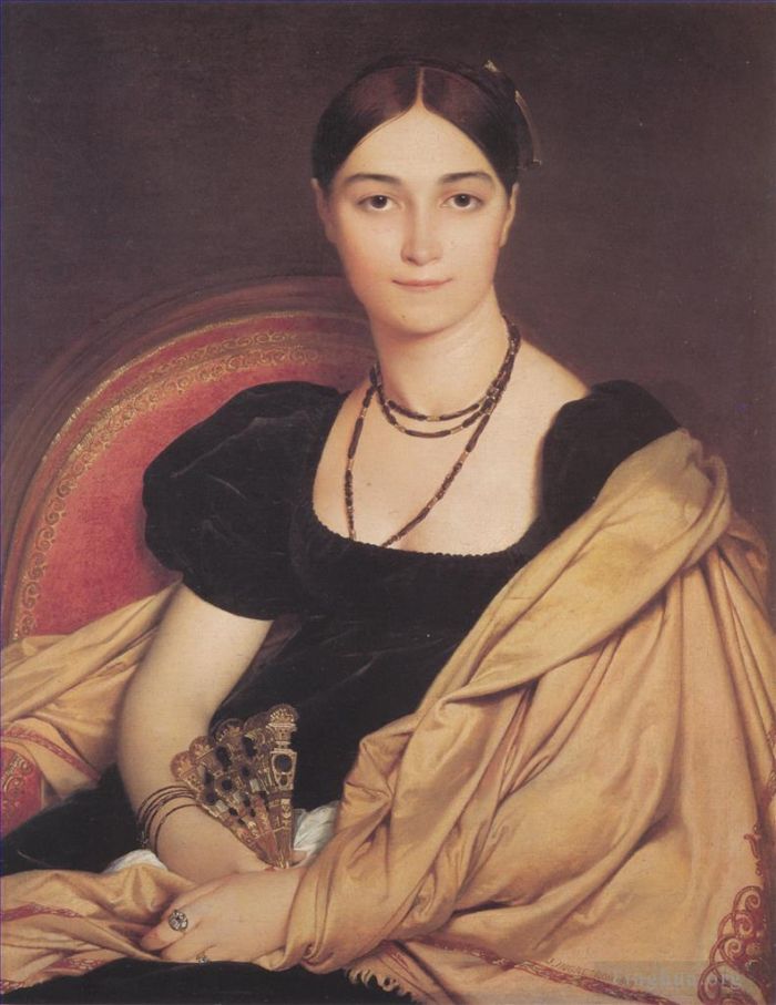 Jean-Auguste-Dominique Ingres Ölgemälde - Madame Duvaucey