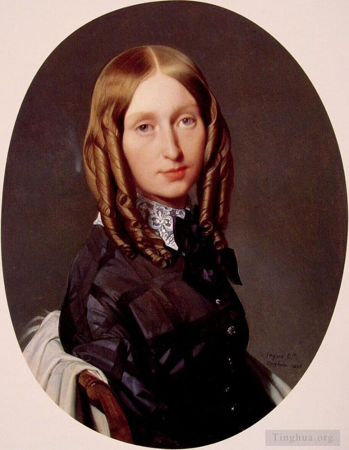 Jean-Auguste-Dominique Ingres Ölgemälde - Madame Frederic Reiset