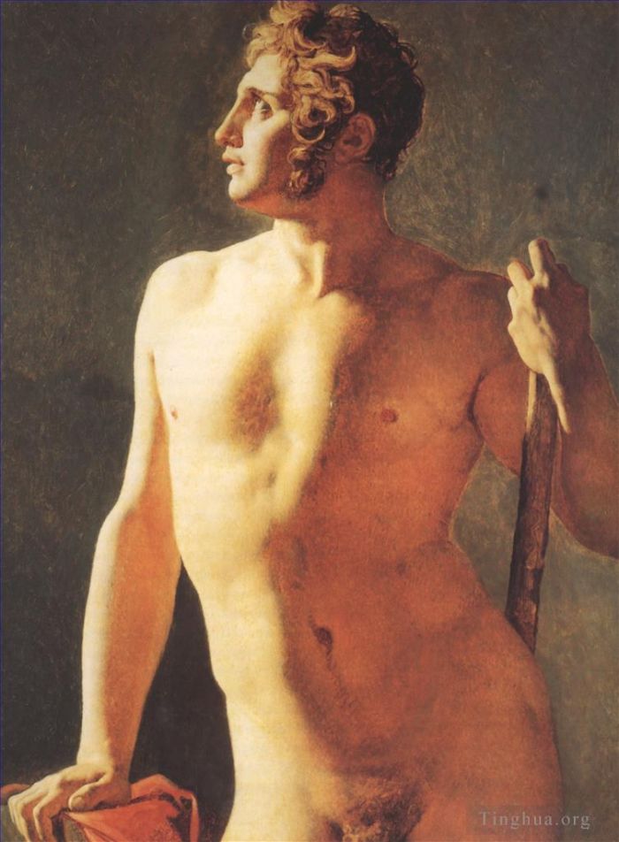 Jean-Auguste-Dominique Ingres Ölgemälde - Männlicher Torso