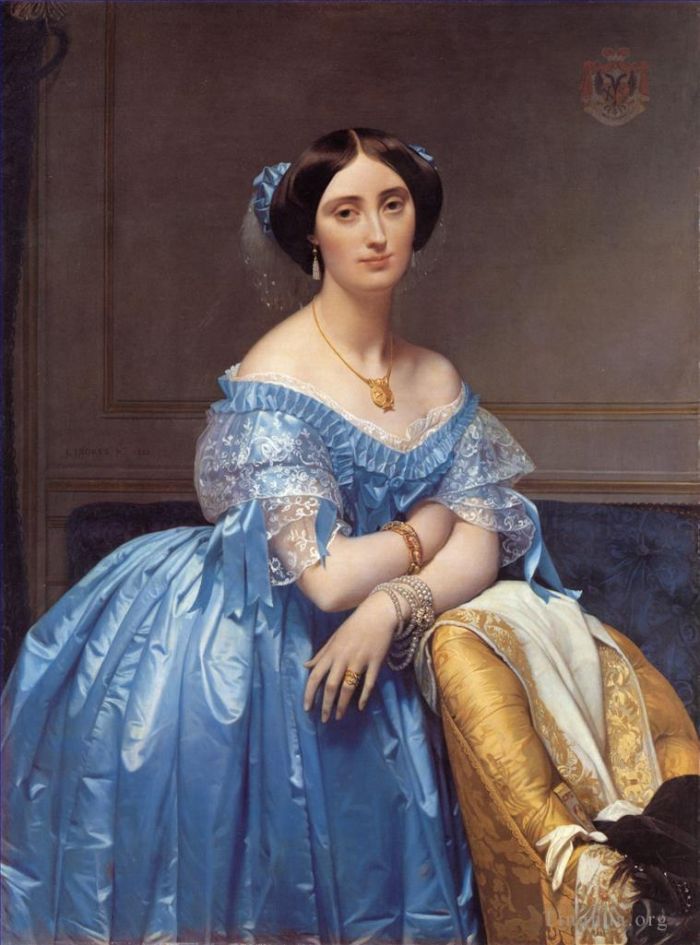 Jean-Auguste-Dominique Ingres Ölgemälde - Prinzessin Albert de Broglie