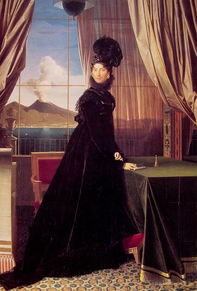 Jean-Auguste-Dominique Ingres Ölgemälde - Königin Caroline Murat