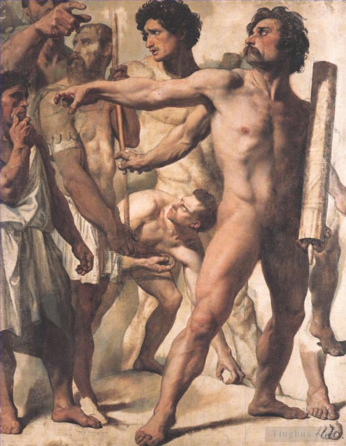 Jean-Auguste-Dominique Ingres Ölgemälde - Studie zum Martyrium des Heiligen Symphorien