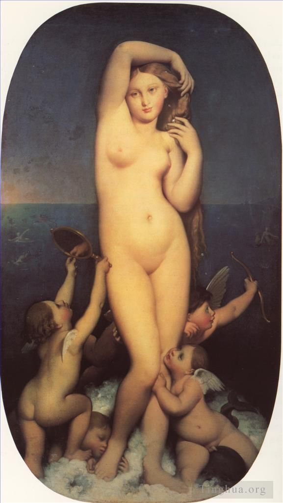 Jean-Auguste-Dominique Ingres Ölgemälde - Venus Anadyomene
