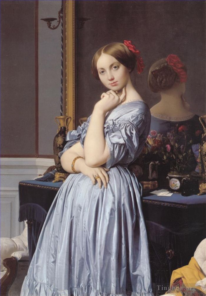 Jean-Auguste-Dominique Ingres Ölgemälde - Vicomtesse Othenin dHaussonville