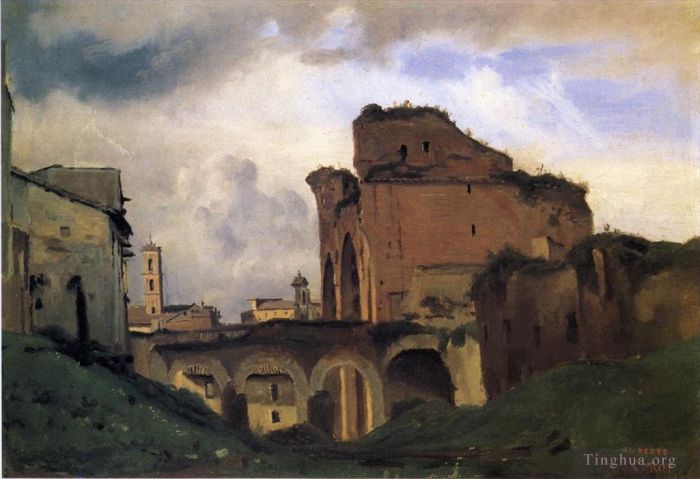 Jean-Baptiste-Camille Corot Ölgemälde - Konstantinsbasilika