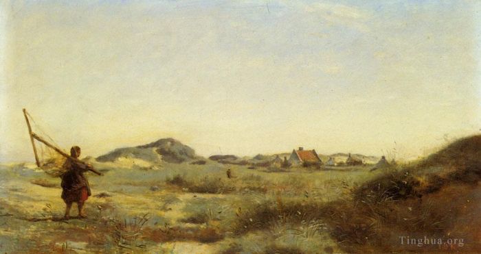 Jean-Baptiste-Camille Corot Ölgemälde - Dünkirchen