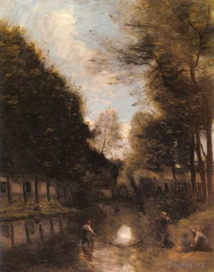 Jean-Baptiste-Camille Corot Werk - Gisors Riviere Bordee D Arbres
