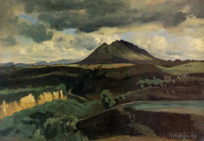 Jean-Baptiste-Camille Corot Ölgemälde - La Monta Soracte
