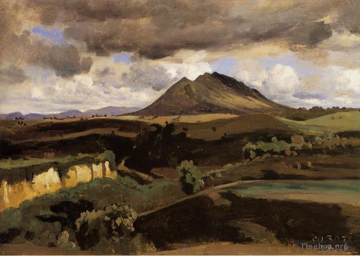 Jean-Baptiste-Camille Corot Ölgemälde - Mont Soracte