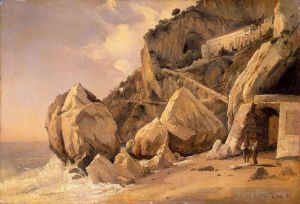 Jean-Baptiste-Camille Corot Werk - Felsen in Amalfi