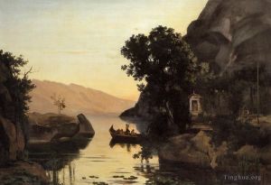 Jean-Baptiste-Camille Corot Werk - Blick auf Riva im italienischen Tirol