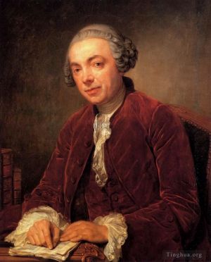 Jean-Baptiste Greuze Werk - Porträt von Abraham De Roquencourt