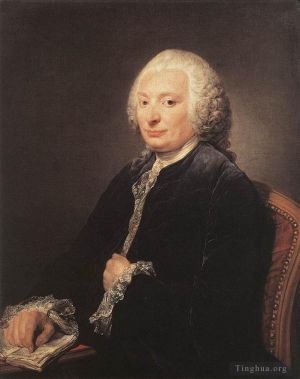 Jean-Baptiste Greuze Werk - Porträt von George Gougenot de Croissy