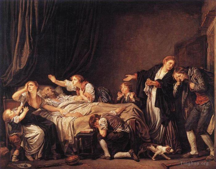 Jean-Baptiste Greuze Ölgemälde - Der bestrafte Sohn