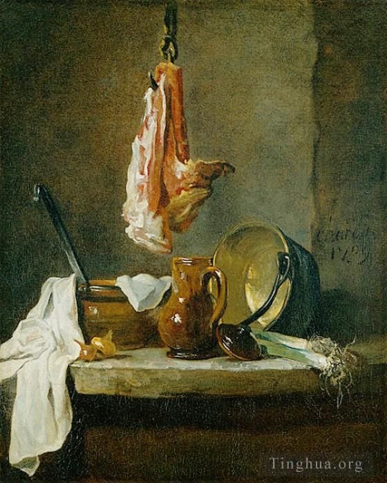 Jean-Baptiste-Simeon Chardin Ölgemälde - Rindfleisch