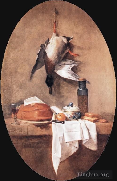 Jean-Baptiste-Simeon Chardin Ölgemälde - Ente