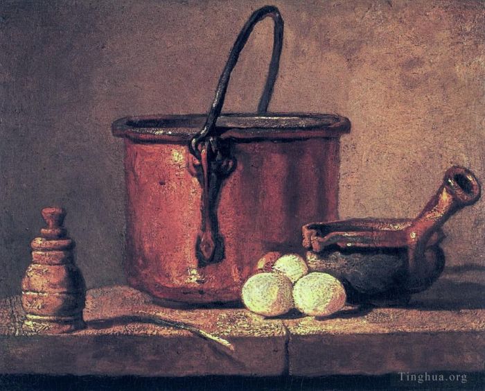 Jean-Baptiste-Simeon Chardin Ölgemälde - Eier