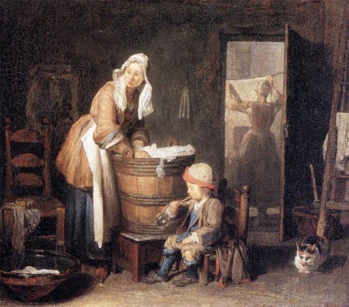 Jean-Baptiste-Simeon Chardin Ölgemälde - Laun