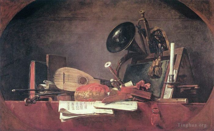 Jean-Baptiste-Simeon Chardin Ölgemälde - Musik