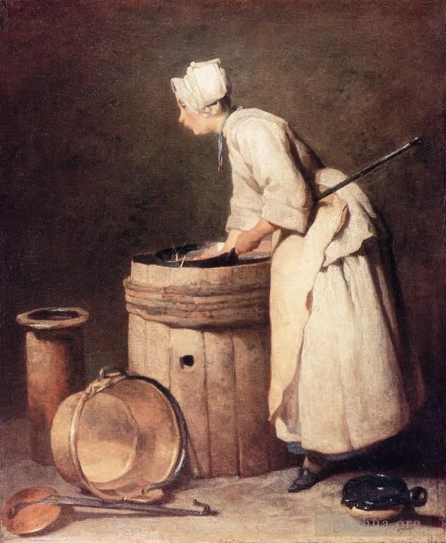 Jean-Baptiste-Simeon Chardin Ölgemälde - Scul