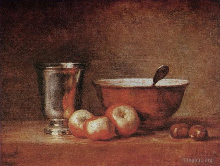 Jean-Baptiste-Simeon Chardin Ölgemälde - Der silberne Pokal