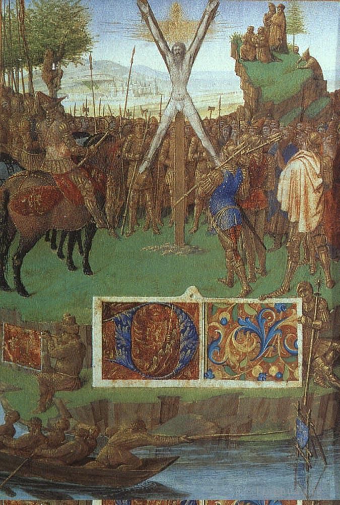 Jehan Fouquet Ölgemälde - Martyrium des Heiligen Andreas
