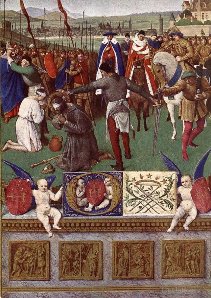 Jehan Fouquet Ölgemälde - Das Martyrium des heiligen Jakobus des Großen