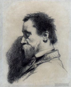 Jean-Francois Millet Werk - Porträt eines Mannes, der angeblich Leopold Desbrosses sei
