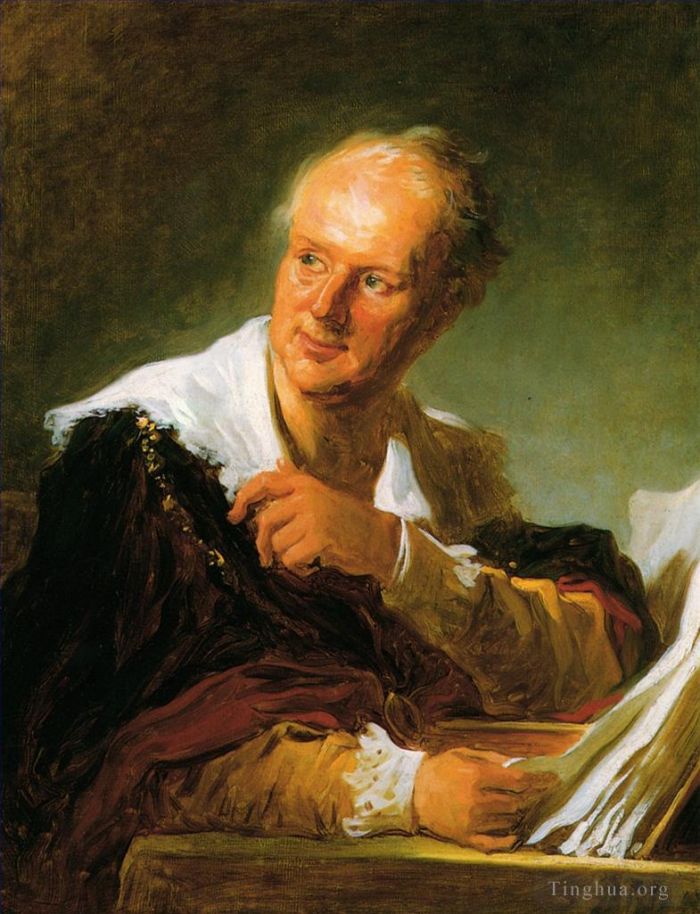 Jean-Honore Fragonard Ölgemälde - Porträt eines Mannes