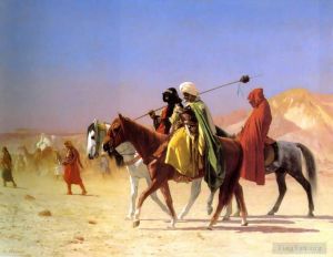 Jean-Leon Gerome Werk - Araber durchqueren die Wüste