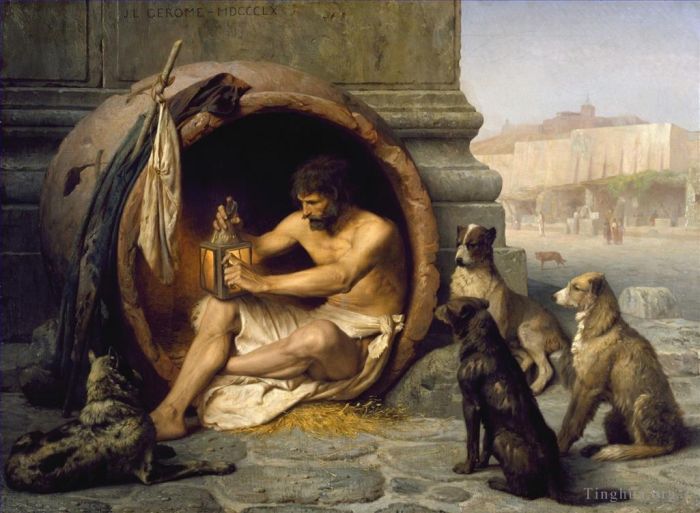 Jean-Leon Gerome Ölgemälde - Diogenes