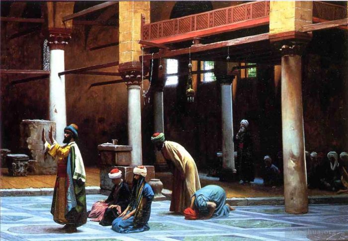Jean-Leon Gerome Ölgemälde - Gebet in der Moschee