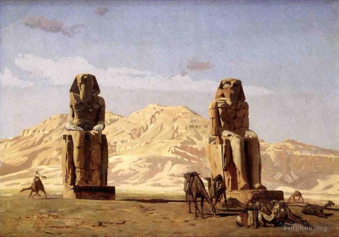 Jean-Leon Gerome Ölgemälde - Die Memnon und Sesostris