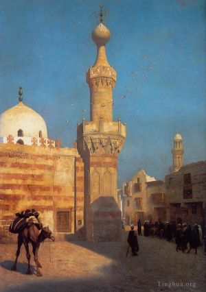 Jean-Leon Gerome Werk - Ansicht von Kairo undatiert
