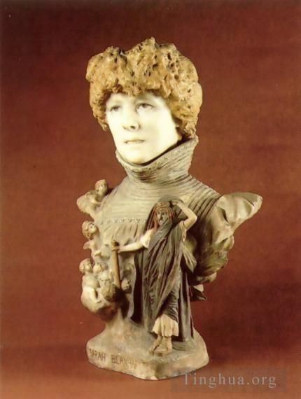 Jean-Leon Gerome Bildhauerei - Sarah Bernhardt