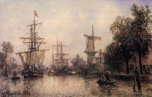 Johan Barthold Jongkind Werk - Der Hafen von Rotterdam2