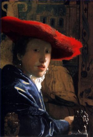Johan Vermeer Werk - Mädchen mit rotem Hut