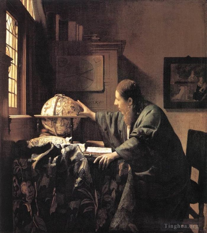 Johan Vermeer Ölgemälde - Der Astronom
