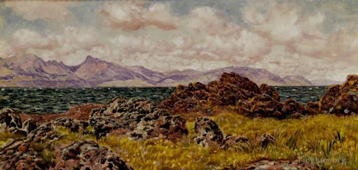 John Brett Ölgemälde - Farland Rocks