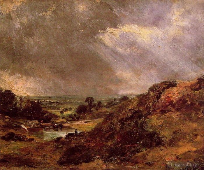 John Constable Ölgemälde - Branch Hill Pond Hampstead
