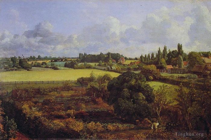 John Constable Ölgemälde - Golding Constables Kitchen Garden a