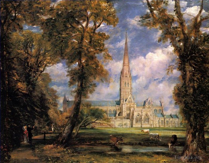 John Constable Ölgemälde - Kathedrale von Salisbury