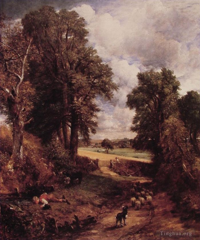 John Constable Ölgemälde - Das Kornfeld