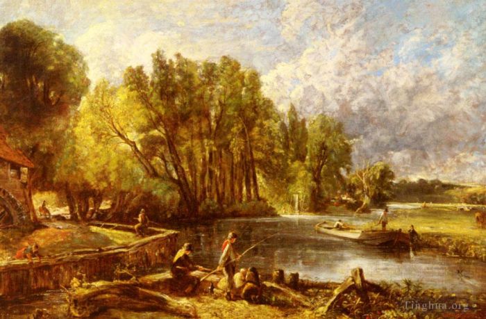 John Constable Ölgemälde - Die jungen Waltonianer